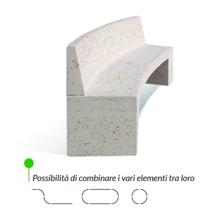 CURVA STONE PANCA CONCAVA PS 168